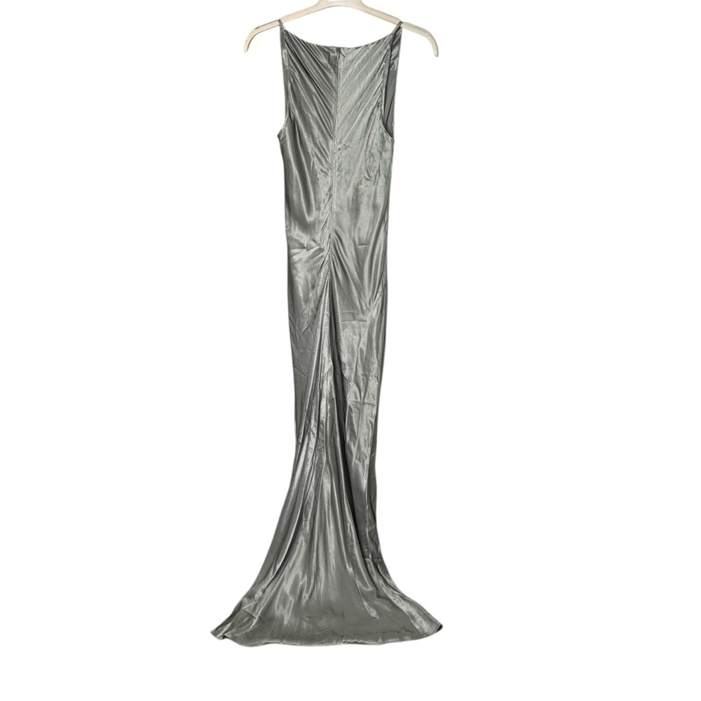 Shona Joy La Lune High Neck Cowl Maxi Dress Sage - Picture 5 of 8